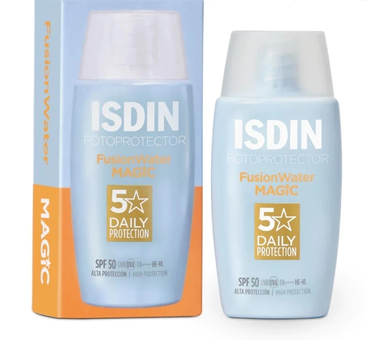 ضدآفتاب فیوژن واتر مجیک بی‌رنگ (Fotoprotector Fusion Water Magic SPF50) ( بسته بندی جدید)