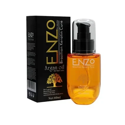 روغن ارگان مو انزو enzo کراتین برزیلی 60 میل