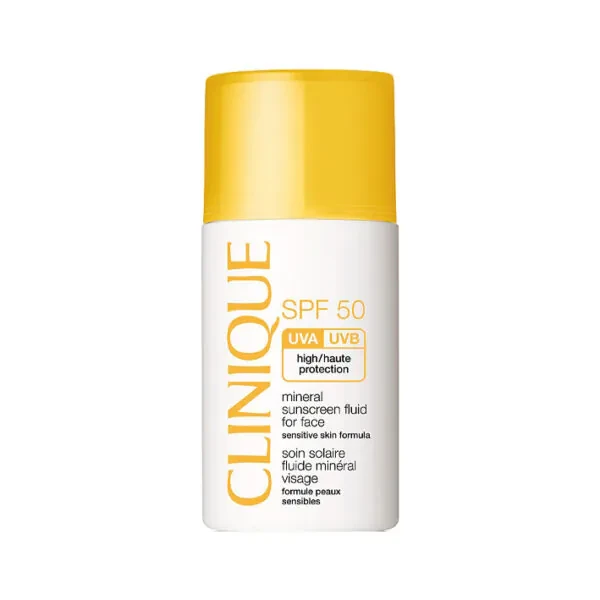 فلوئید ضدافتاب بی رنگ‌ مدل مینرال SPF50 مناسب پوست حساس حجم 30میل