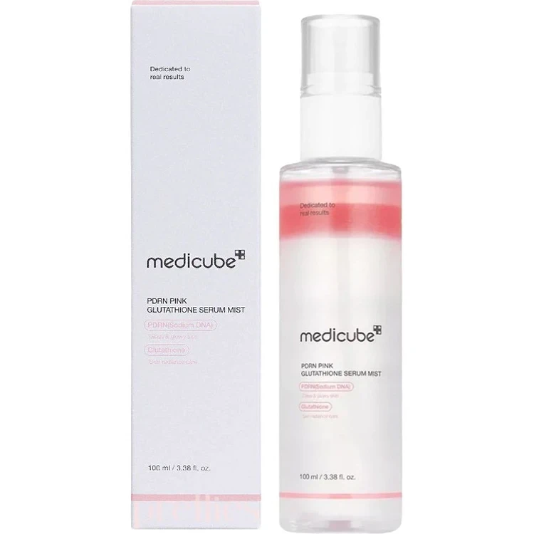 میست سرم روشن‌کننده Medicube مدی کیوب PDRN + Glutathione مناسب شفافیت و شادابی پوست 100 میل